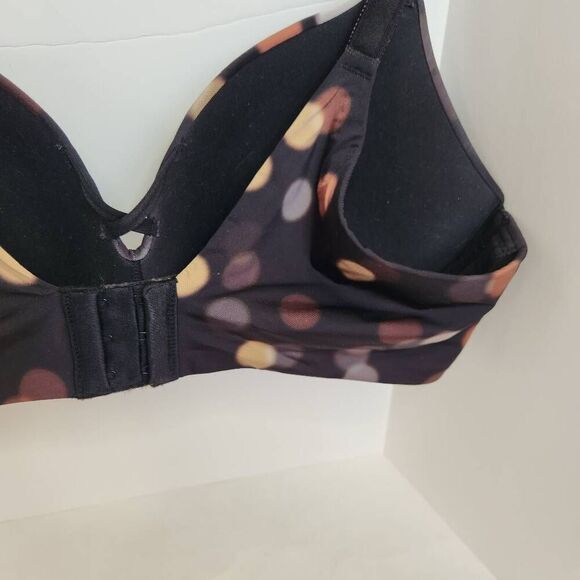 Torrid Curve Push Up Full Coverage Padded Black Pola Dot Bra 38D - Picture 7 of 12